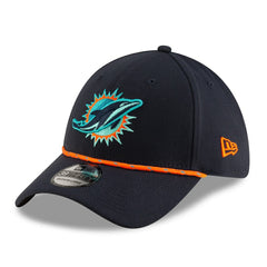 Miami Dolphins New Era 2025 Rivalries Collection Sideline 39THIRTY Flex Hat Pitch Blue | NFL