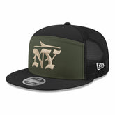 New York Jets New Era 2025 Rivalries Collection Team Split Panel 9FIFTY Snapback Hat Gotham Green | NFL