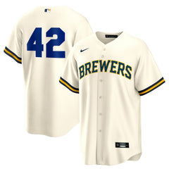 Milwaukee Brewers Nike Home 2025 Jackie Robinson Day Replica Jersey - MLB