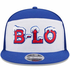 Buffalo Bills New Era 2025 Rivalries Collection Team Split Panel 9FIFTY Snapback Hat White/Royal | NFL