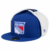 New York Rangers New Era Injection Dog Ear Classic Fitted Hat - Blue - NHL
