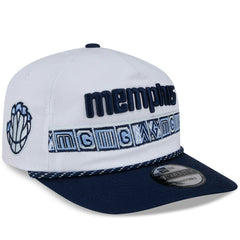 Memphis Grizzlies 2025/26 City Edition 19TWENTY Adjustable Hat White/Navy - NBA