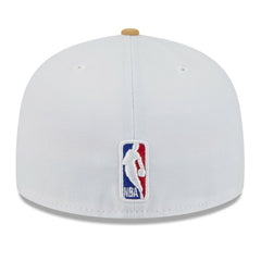 Boston Celtics 2025/26 City Edition 59FIFTY Fitted Hat White/Gold - NBA