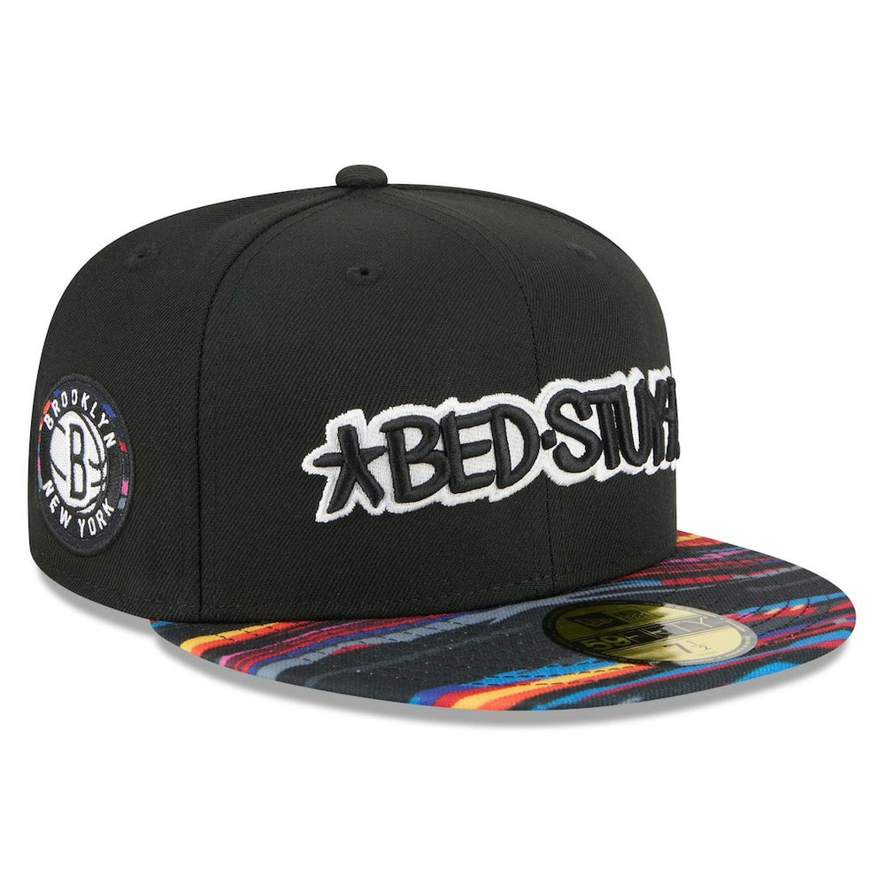 Brooklyn Nets 2025/26 City Edition 59FIFTY Fitted Hat Black - NBA