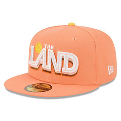Cleveland Cavaliers 2025/26 City Edition 59FIFTY Fitted Hat Orange - NBA