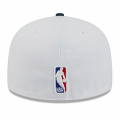 Memphis Grizzlies 2025/26 City Edition 59FIFTY Fitted Hat White/Navy - NBA