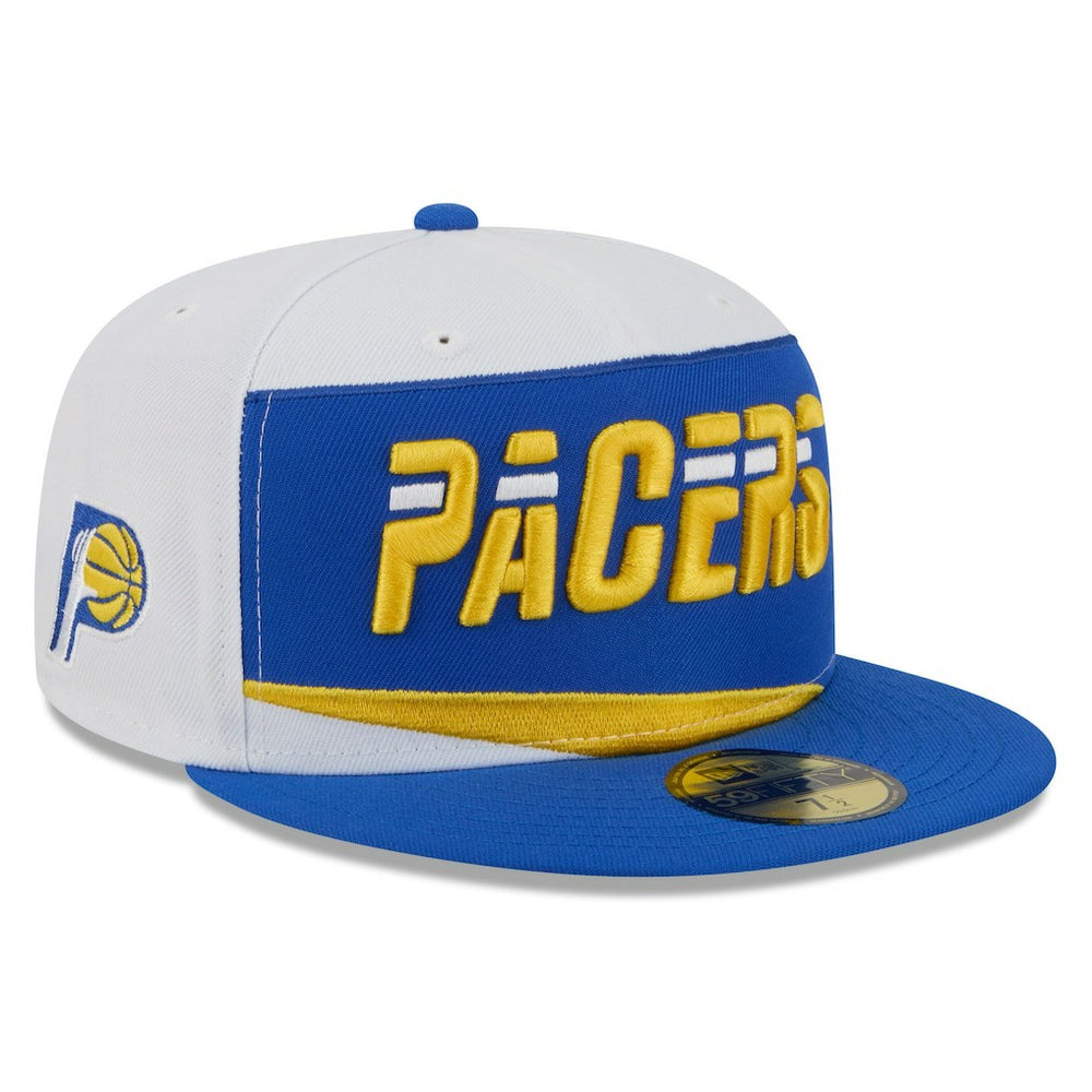 Indiana Pacers 2025/26 City Edition 59FIFTY Fitted Hat White/Blue - NBA
