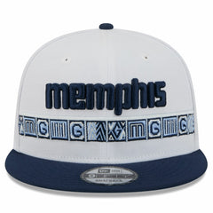 Memphis Grizzlies 2025/26 City Edition 9FIFTY Snapback Hat Light Blue/Navy - NBA
