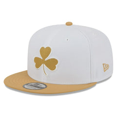 Boston Celtics 2025/26 City Edition 9FIFTY Snapback Hat White/Gold - NBA