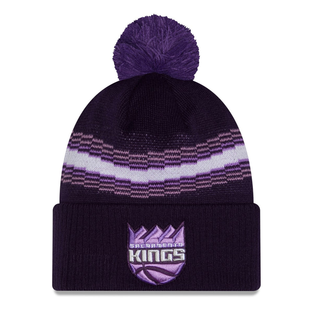 Sacramento Kings 2025/26 City Edition Cuffed Knit Hat with Pom Purple - NBA