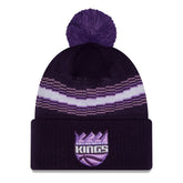 Sacramento Kings 2025/26 City Edition Cuffed Knit Hat with Pom Purple - NBA