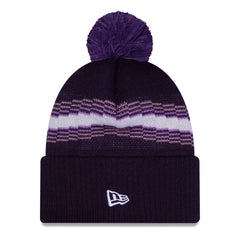 Sacramento Kings 2025/26 City Edition Cuffed Knit Hat with Pom Purple - NBA