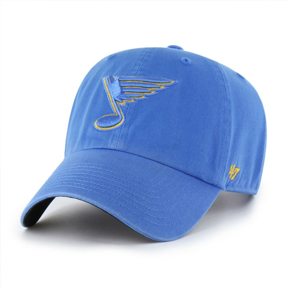 St. Louis Blues '47 Core Logo Clean Up Adjustable Hat - Blue - NHL