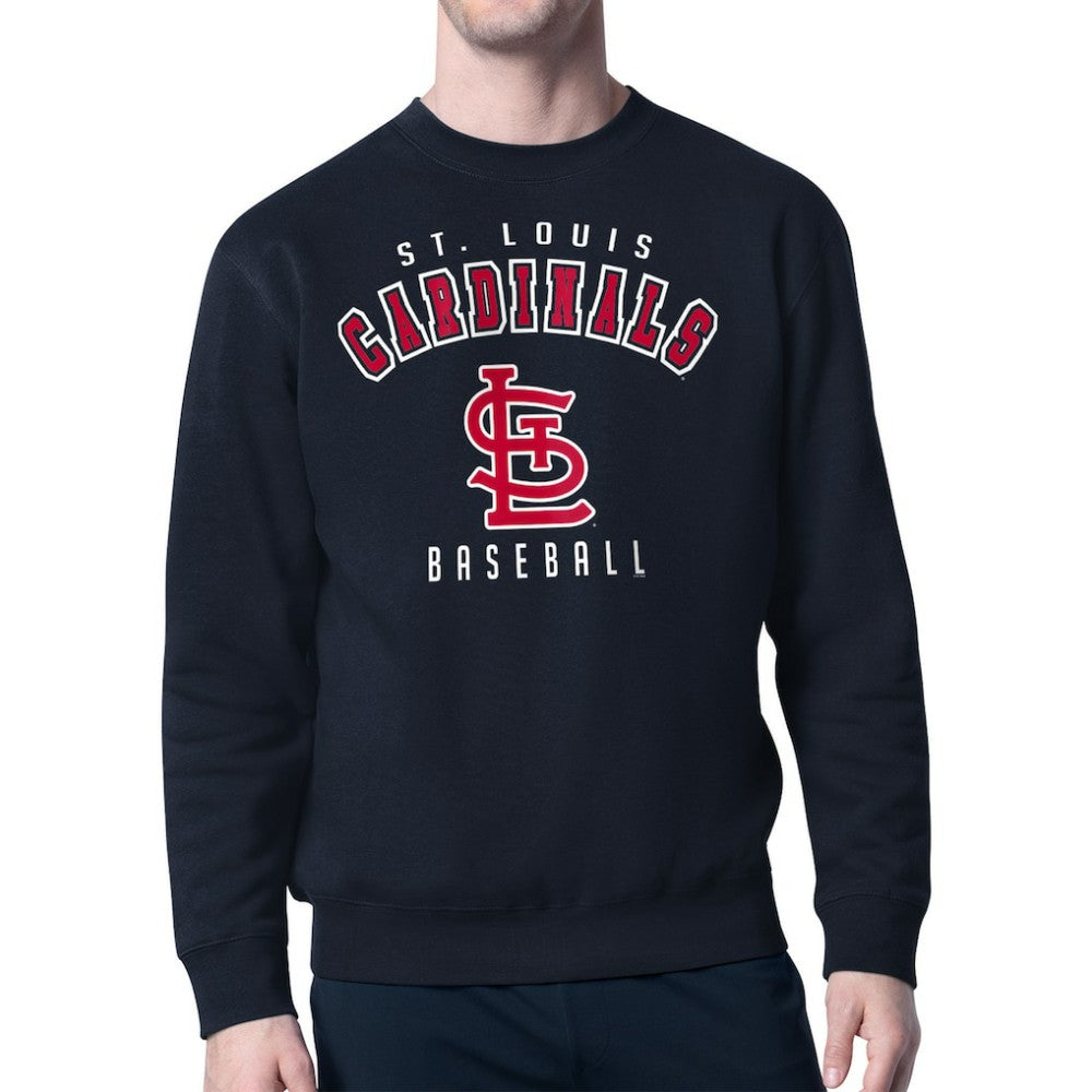 St. Louis Cardinals Starter Team Logo Fleece Pullover Sweatshirt - MLB