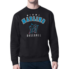 Miami Marlins Starter Team Logo Fleece Pullover Sweatshirt - MLB