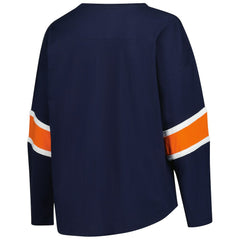 Chicago Bears Women's Plus Size Redzone 3/4-Sleeve Scoop Neck T-Shirt Navy | Fanatics