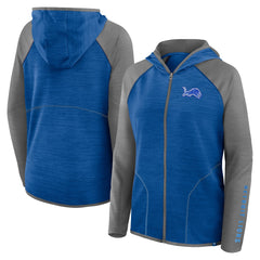 Detroit Lions Women's Plus Size End Around Pass Full-Zip Hoodie Blue | Fanatics