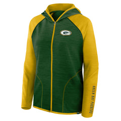 Green Bay Packers Women's Plus Size End Around Pass Full-Zip Hoodie Green | Fanatics
