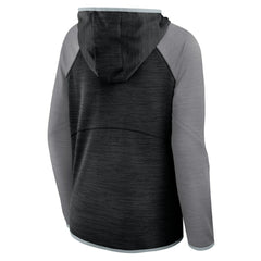 Las Vegas Raiders Women's Plus Size End Around Pass Full-Zip Hoodie Black | Fanatics
