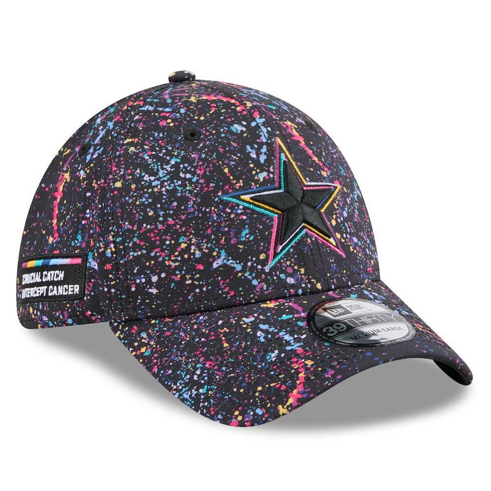Dallas Cowboys New Era 2025 NFL Crucial Catch 39THIRTY Flex Hat Black | NFL