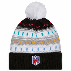 Dallas Cowboys New Era Women's 2025 NFL Crucial Catch Cuffed Knit Hat with Pom Black | NFL