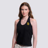 San Diego Padres Lusso Women's Noelle V-Neck Tank Top - MLB