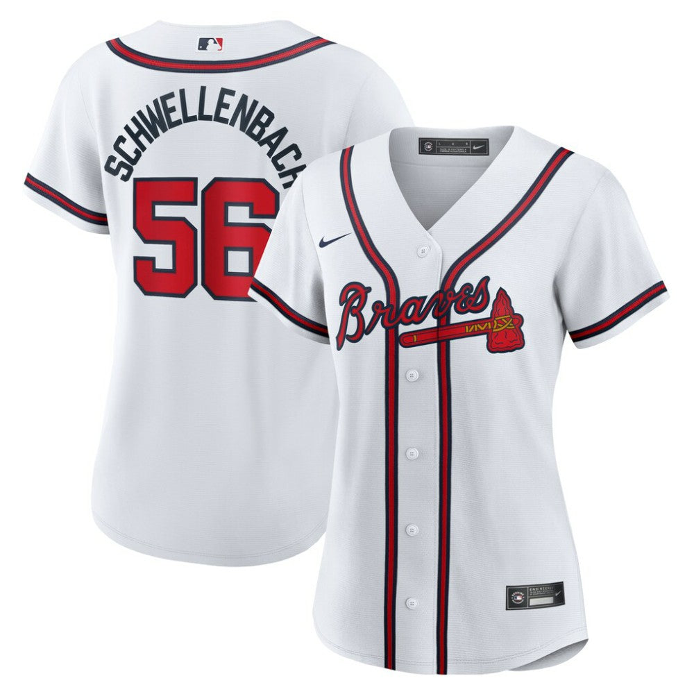 Spencer Schwellenbach Atlanta Braves Nike Women's Home Replica Jersey - MLB