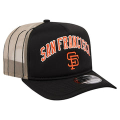 San Francisco Giants New Era Vintage Arched Foam Front 9FIFTY A-Frame Adjustable Trucker Hat - MLB