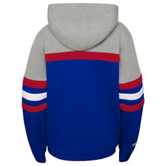 Buffalo Bills Youth Throwback Head Coach Pullover Hoodie Royal | Mitchell & Ness