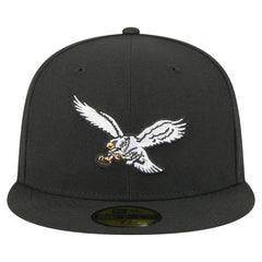 Philadelphia Eagles New Era Super Bowl LIX Champions Historic Side Patch 59FIFTY Fitted Hat Black | NFL