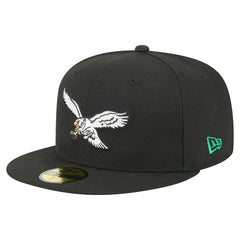 Philadelphia Eagles New Era Super Bowl LIX Champions Historic Side Patch 59FIFTY Fitted Hat Black | NFL