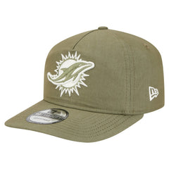 Miami Dolphins New Era Nylon 19TWENTY Adjustable Hat Olive | NFL