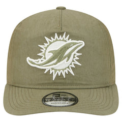Miami Dolphins New Era Nylon 19TWENTY Adjustable Hat Olive | NFL