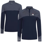 Minnesota Twins Levelwear Women's Classic Stripes Insignia 2.0 Raglan Quarter-Zip Top - MLB