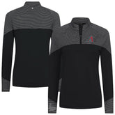 Arizona Diamondbacks Levelwear Women's Classic Stripes Insignia 2.0 Raglan Quarter-Zip Top - MLB