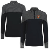 Baltimore Orioles Levelwear Women's Classic Stripes Insignia 2.0 Raglan Quarter-Zip Top - MLB