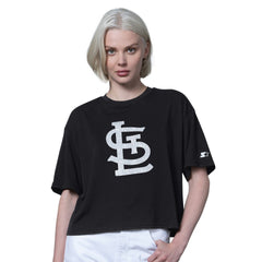 St. Louis Cardinals Starter Women's Holy Grail Boxy Cropped T-Shirt - MLB