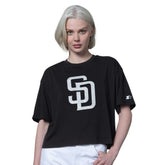 San Diego Padres Starter Women's Holy Grail Boxy Cropped T-Shirt - MLB