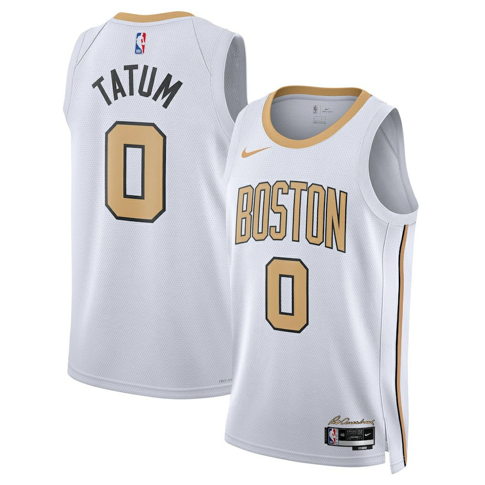 Jayson Tatum Boston Celtics Unisex 2025/26 Swingman Jersey White City Edition - NBA