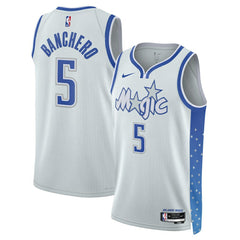 Paolo Banchero Orlando Magic Unisex 2025/26 Swingman Jersey Silver City Edition - NBA