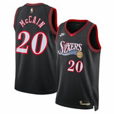 Jared McCain Philadelphia 76ers Unisex Swingman Jersey Classic Edition Black - NBA
