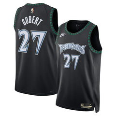 Rudy Gobert Minnesota Timberwolves Unisex Swingman Jersey Classic Edition Black - NBA