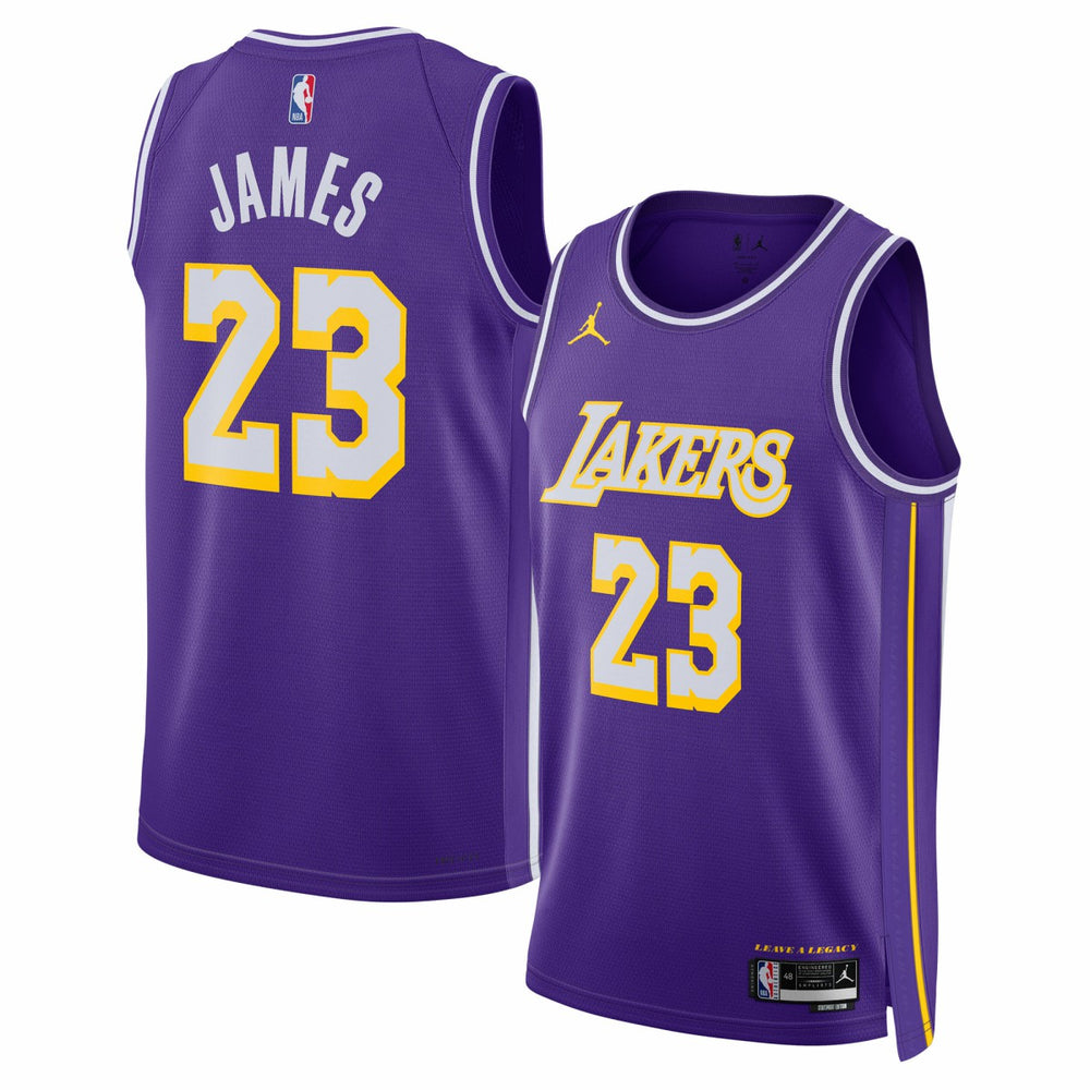 LeBron James Los Angeles Lakers Jordan Brand Unisex Swingman Jersey Statement Edition Purple - NBA