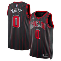 Coby White Chicago Bulls Jordan Brand Unisex Swingman Jersey Statement Editi- Black - NBA
