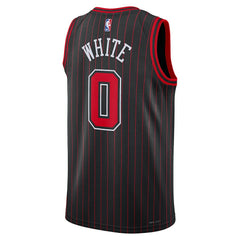 Coby White Chicago Bulls Jordan Brand Unisex Swingman Jersey Statement Editi- Black - NBA