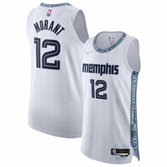 Ja Morant Memphis Grizzlies Unisex 2025/26 Authentic Jersey City Edition White - NBA