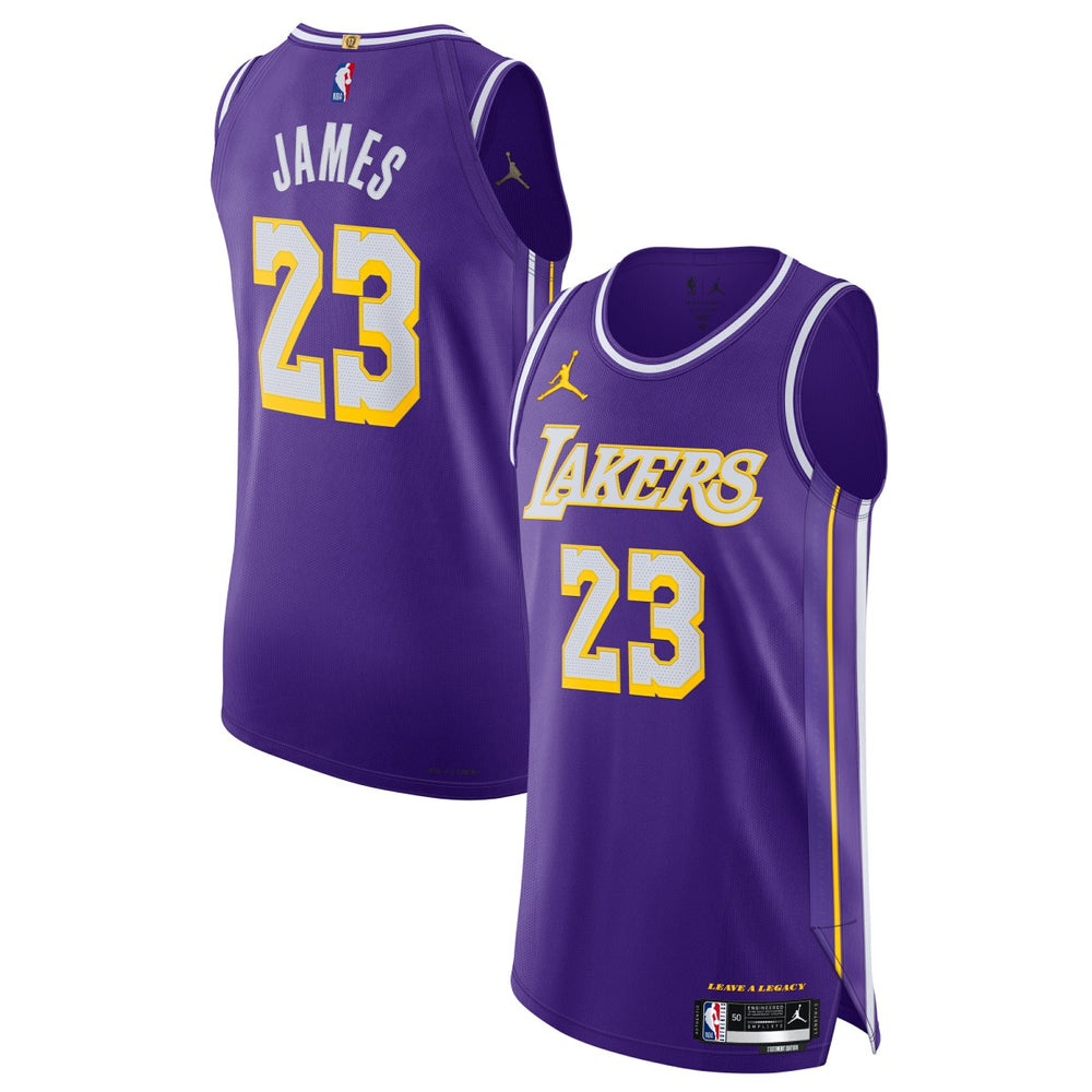 LeBron James Los Angeles Lakers Jordan Brand Unisex 2025/26 Authentic Jersey Statement Edition Purple - NBA