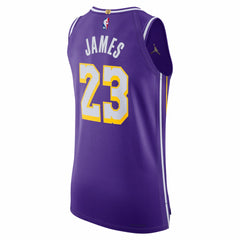 LeBron James Los Angeles Lakers Jordan Brand Unisex 2025/26 Authentic Jersey Statement Edition Purple - NBA