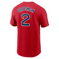 Alex Bregman Boston Red Sox Nike Fuse Name & Number T-Shirt - MLB
