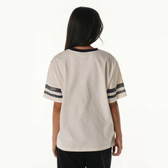 Dallas Cowboys The Wild Collective Women's Vintage Drop Shoulder Oversized Boyfriend T-Shirt Cream | NFL